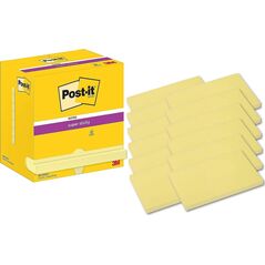 Post-it Karteczki Post-it Super Sticky 76x127mm (655-12SSCY) żółte (12x90) 13937908 4064035065850