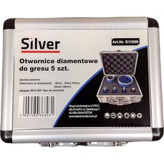 Silver OTWORNICE DIAMENTOWE 5el. M14 SILVER 13939959 5907589368031