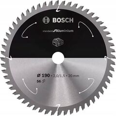Bosch Bosch circular saw blade standard for aluminum, 190mm, 56Z (bore 20mm, for cordless saws) 13958359 3165140958912