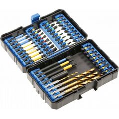 Högert Technik HOGERT KOŃCÓWKI DO WKRĘTARTKI UDAROWE kpl. 56szt. + WIERTŁA 13977185 5902801497339