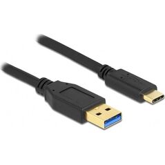 Kabel USB Delock DELOCK Adapter SuperSpeed USB 3.2 Gen2 Kabel Typ-A >USB-C 2m 14033714 4043619840045