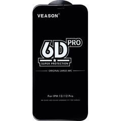 9H Glass Szkło Hartowane 6D Pro Veason Glass - do Iphone 14 Pro Max czarny 14034421 5903396254208