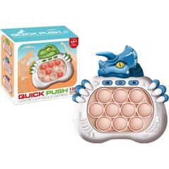 LeanToys Gra Sensoryczna Dinozaur Pop It Na Baterie Światła Dźwięki Niebieski 14041381 5905991013808