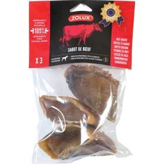 Zolux ZOLUX Przysmak naturalny dla psa Kopyta wołowe 3 szt., 210 g 14054575 3336024826690