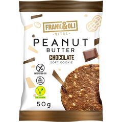 Frank&Oli Ciastko z pastą orzechową i czekoladą bezglutenowe 50 g 14055927 5900316552383