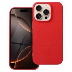 OEM Futerał SILICONE MAG COVER (big hole) kompatybilny z MagSafe do IPHONE 16 Pro czerwony 14078991 5903396304040