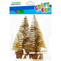 Craft with Fun OZDOBA BN CHOINKA 10CM 2SZT C ZLOTO 12/144 14088827 5908275179054