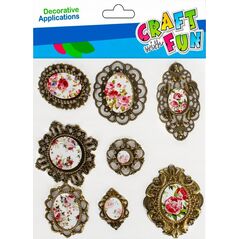 Craft with Fun OZDOBA DEK MET RAMKI 8SZT CF 12/144 14088830 5908275177555