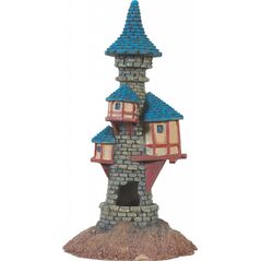 Zolux ZOLUX Ozdoba do akwarium średniowieczna wieża niebieska 18 cm 14092923 3336023556543