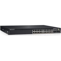 Switch Dell DELL N-Series N3224P-ON switch zarządzalny L2 Gigabit Ethernet (10/100/1000) Obsługa PoE 1U Czarny 14103043 5397184363478