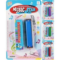Mega Creative HARMONIJKA MET/PLAST 16X27X3 MIX4 MC B/C 96/192 14103554 5905523658651