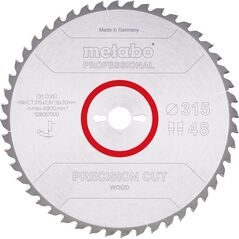 MBG - PIOTR KIŹLIŃSKI METABO PIŁA TARCZOWA HW/CT 315x30x48z    PRECISION CUT WOOD PROFESSIONAL 14104856 4007430176912