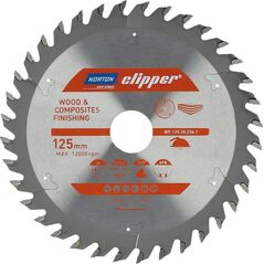 Norton NORTON PIŁA TARCZOWA 125mm x 20mm x 36z DREWNO I KOMPOZYTY ATB 14120926 5450248768791