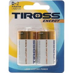 Tiross TIROSS BATERIA ALKAICZNE LR20 2szt. 14187571 5901698509118