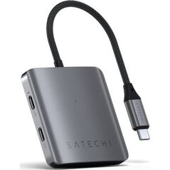 HUB USB Satechi Satechi 4 Port USB-C Hub PD - aluminiowy hub USB-C (4x USB-C 10Gbps, w tym 1x 100W PD) (space gray) 14202390 810086361328