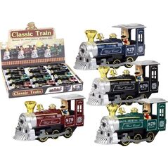 LeanToys Lokomotywa Z Napędem Parowóz Pociąg Mix Aluminiowa Dźwięk Światła 14214886 5905884450383