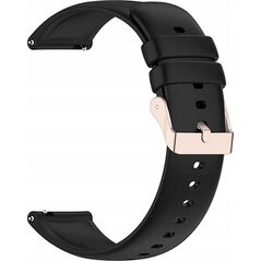 Pasek silikonowy do Xiaomi Mi Watch / Amazfit GTR 47mm - czarny 14252022 5907769361036