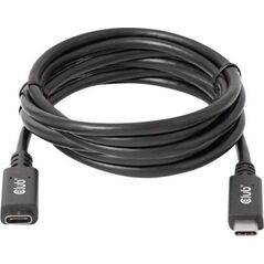 Kabel USB Club 3D USB-C - USB-C 2 m Czarny (CAC-1529)
