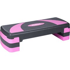 Rebel Step do aerobiku i ćwiczeń fitness, 3 stopnie, szaro-fioletowy, REBEL ACTIVE