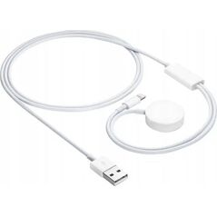 Akyga AKYGA AK-SW-43 USB Charging cable for Apple Watch Ultra 2 Series 987654321 + Lightning plug 1m