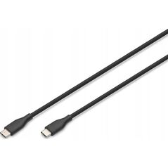 Kabel USB Digitus Digitus USB-C 2.0 (ST-ST) 1m Ladekabel Silikon 60W Schwarz
