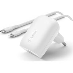 Ładowarka Belkin Belkin 30W USB-C Ladegerät PD und PPS inkl. Lightning Kabel 1m 13354542 745883837595
