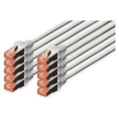 Digitus Patchcord CAT6, S-FTP, 3m, 10 sztuk (DK-1644-030-10)) 4872123 4016032441465