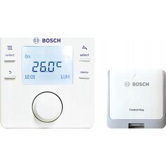 Bosch KCR 110 RF zestaw bezprzewodowego regulatora CR110RF i modułu Control-Key K10RF do komunikacji radiowej (868 MHz) między kotłem a CR110RF 13996046 4062321536107