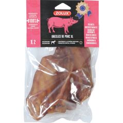Zolux ZOLUX Przysmak naturalny dla psa Ucho wieprzowe XL 2 szt. 160 g 14054573 3336024826553