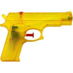 LeanToys Pistolet Na Wodę Mały Plastikowy Żółty 15 cm x 10,5 cm LEAN TOYS 14398835 5905991031888