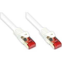 Good Connections RNS Patch Cable with Rastnasenschutz, Cat. 6, S/FTP, PiMF, PVC, 250MHz, white, 7,5m, Good Connections (8060- 075W) 5275322 4014619976690