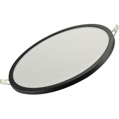 Lampa sufitowa Azzardo Nowoczesny plafon sufitowy czarny AZzardo SLIM ledowy AZ4164 9533777 5901238441649