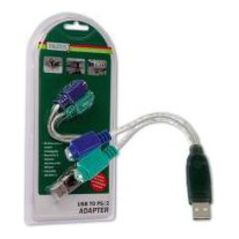 Adapter USB Digitus USB - PS/2 Biały  (ADA70118) 204583 7630003231625