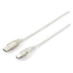 Kabel USB Equip USB-A - USB-B 1.8 m Przezroczysty (128650) 524919 4015867107966