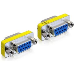 Delock DB-9 - DB-9, Żółty (65008) 568014 4043619650088