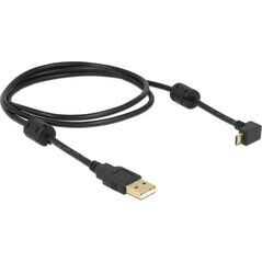 Kabel USB Delock USB-A - microUSB 1 m Czarny (83148) 647856 4043619831487