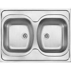 Zlewozmywak Deante Tango ZM6_3200 Stal dekor, głębokość komory 130 cm 692260 5907650845836
