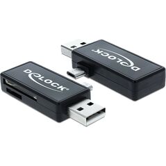 Czytnik Delock USB 2.0/microUSB (91731) 706385 4043619917310