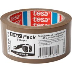 Tesa Taśma pakowa tesa® SOLVENT 66m x 48mm, brązowa (55263-00002-00) 708954 4042448917355