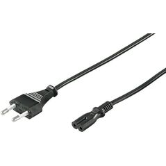 Kabel zasilający Goobay euro 2-pin, 1.8m (51322) 728555 4040849513220