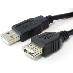 Kabel USB Sharkoon USB-A - USB-A 3 m Czarny (4044951015429) 730557 4044951015429