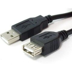 Kabel USB Sharkoon USB-A - USB-A 2 m Czarny (4044951015412) 730694 4044951015412