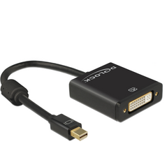 Adapter AV Delock DisplayPort Mini - DVI-I czarny (62603) 752929 4043619626038