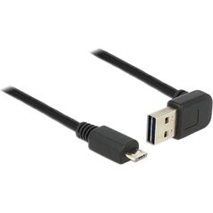 Kabel USB Delock USB-A - 1 m Czarny (83535) 748208 4043619835355