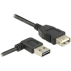 Kabel USB Delock USB-A - USB-A 1 m Czarny (83551) 748234 4043619835515