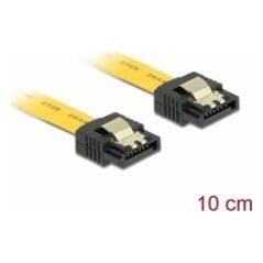 Delock SATA - SATA, 0.1m, Żółty (82797) 779717 4043619827978