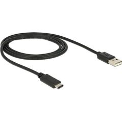 Kabel USB Delock USB-A - 1 m Czarny (83600) 771584 4043619836000