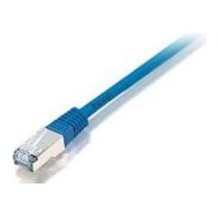 Equip Patchcord, S/FTP, Cat6A, PIMF, HF, 0.5m, niebieski (605637) 792464 4015867152485