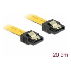 Delock SATA - SATA, 0.2m, Żółty (82808) 792740 4043619828081