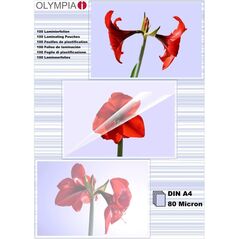 Olympia woreczki do laminacji DIN A4 80 micron (9166) 819800 4030152091669